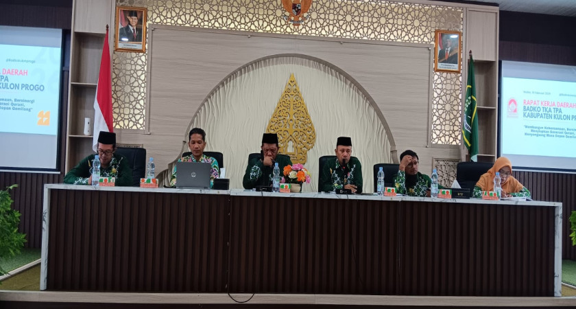 Rakerda Badko TKA TPA Kulon Progo, Resmi dibuka, Fokus Program Prioritas dan Penguatan Data Lembaga